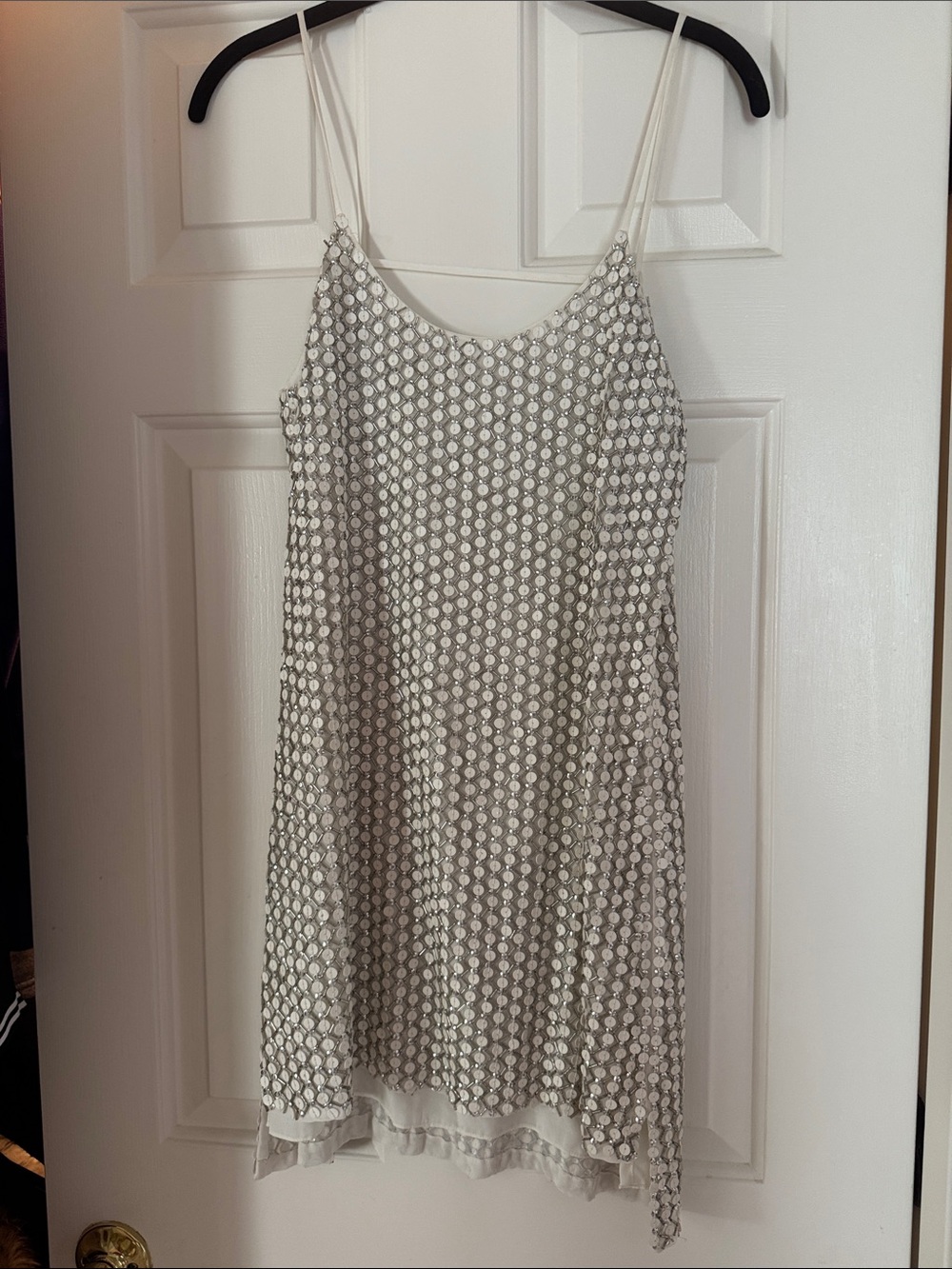 Parker White Eyelet Slip Dress